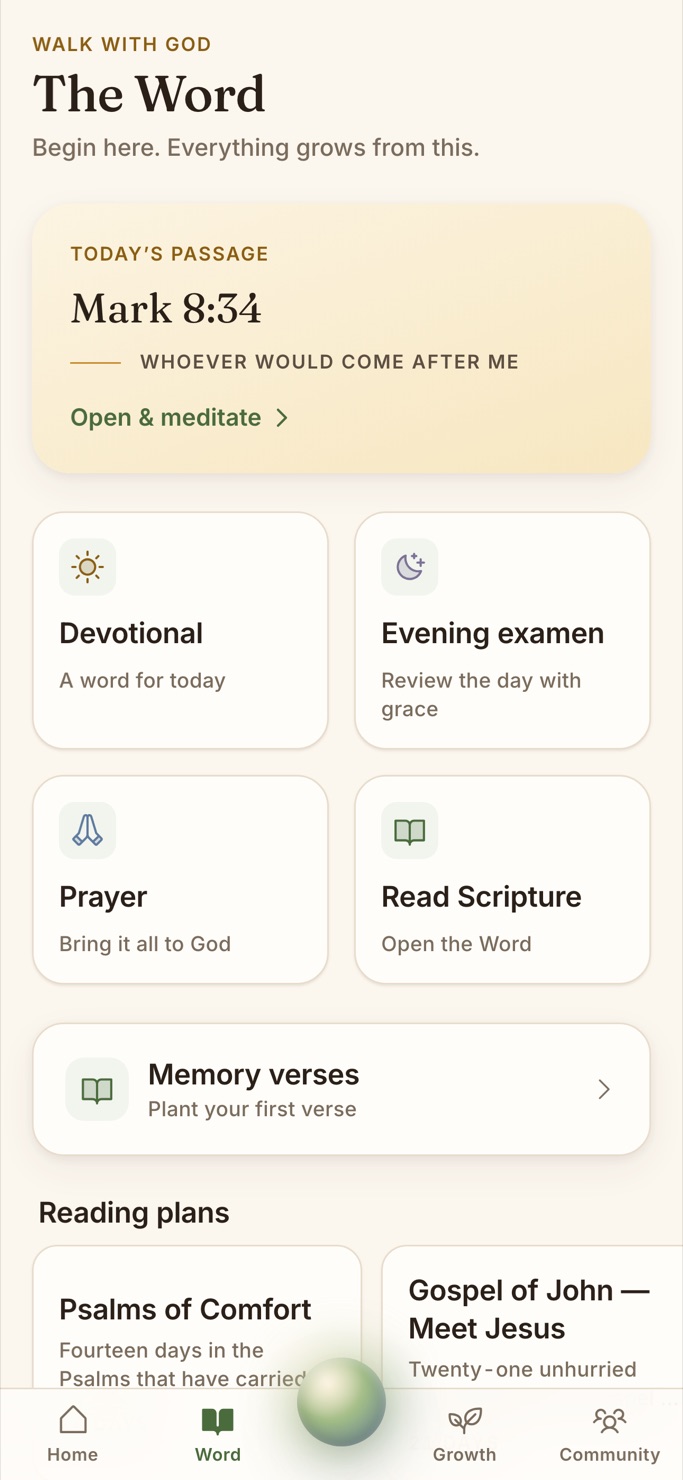 The Word — today's passage and the Emmaus Journey